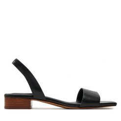 Sandały Aldo. Czarne klapki damskie Aldo, bez wzorów, bez obcasa, na płaskiej podeszwie, bez zapięcia. Za 249.99 zł.