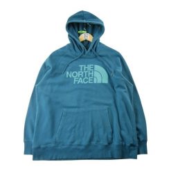 Second life - Damska niebieska bluza z kapturem TNF - Stan bardzo dobry. Niebieskie bluzy damskie The North Face, bez wzorów, z kapturem. Za 127.76 zł.