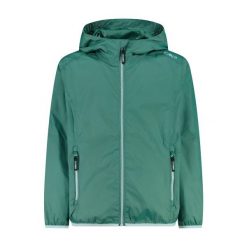Dziewczęca kurtka wodoodporna CMP. Zielone kurtki i płaszcze dla dziewczynek CMP, bez wzorów, z materiału, długie, z kapturem. Za 139.99 zł.