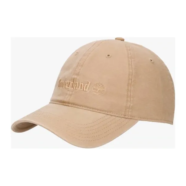 Timberland Czapka Cotton Canvas , brązowy, rozmiar ONE SIZE. Brązowe czapki i kapelusze męskie Timberland, z aplikacjami, z bawełny. Za 149.99 zł.