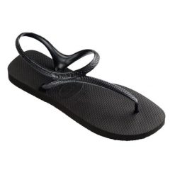 Klapki Havaianas Model Flash Urban Kolor Czarny. Czarne klapki męskie Havaianas, z gumy. Za 82.99 zł.