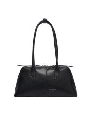 Emporio Armani Torebka EW005676 AF29741 Czarny. Czarne torebki do ręki damskie Emporio Armani, bez wzorów, ze skóry, bez dodatków. Za 1,779.00 zł.
