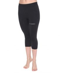 Spodnie 3/4 damskie Brubeck RUNNING FORCE. Czarne spodnie sportowe damskie Brubeck, l, bez wzorów, z dzianiny, do biegania. Za 49.99 zł.