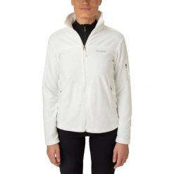 Bluza polarowa turystyczna damska Columbia Fast Trek II. Białe bluzy sportowe damskie Columbia, xl, bez wzorów, z polaru, bez kaptura, trekkingowe. Za 259.00 zł.