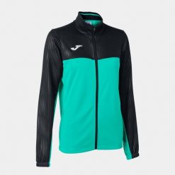 Bluza tenisowa damska Joma Montreal Full Zip. Czarne bluzy sportowe damskie Joma, xs, bez wzorów, bez kaptura, tenisowe. Za 149.00 zł.