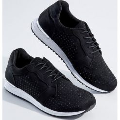 Sportowe buty ze zdobieniem - Czarny. Czarne obuwie sportowe damskie Mohito. Za 119.99 zł.
