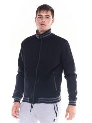 Męskie bluzy Soft Basic Lion Icon z zamkiem błyskawicznym i stójką. Zielone bluzy męskie LEONE 1947 APPAREL, m, bez wzorów, bez kaptura. Za 126.26 zł.