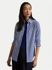 Polo Ralph Lauren Koszula 211910131009 Niebieski Classic Fit. Niebieskie bluzki damskie Polo Ralph Lauren, xxs, bez wzorów, z bawełny, bez kołnierzyka, bez ramiączek. Za 409.99 zł.