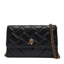 Torebka Kurt Geiger. Czarne torebki do ręki damskie Kurt Geiger, bez wzorów, wizytowe, bez dodatków. Za 659.99 zł.