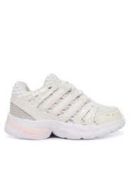 Adidas Sneakersy Adistar Control 5 Elastic Lace KJ9738 Biały. Białe buty sportowe dziewczęce Adidas, bez wzorów, z materiału, bez zapięcia. Za 259.99 zł.