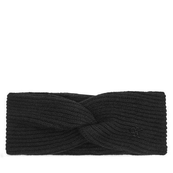 Opaska materiałowa Calvin Klein. Czarne czapki i kapelusze damskie Calvin Klein, bez wzorów, z materiału. Za 139.99 zł.