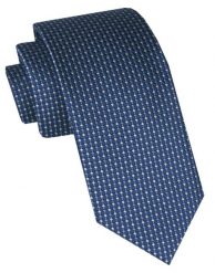 Klasyczny, Męski Krawat Alties - Mikrowzór, Ciemnoniebieski. Niebieskie krawaty i muchy Alties, bez wzorów, z tkaniny, eleganckie. Za 49.00 zł.