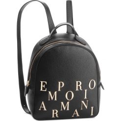 Plecak EMPORIO ARMANI - Y3L020 YH59A 80001 Nero. Czarne plecaki damskie Emporio Armani, ze skóry. Za 1,139.00 zł.