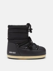 Moon Boot EVX LIGHT NYLON Śniegowce damskie. Czarne śniegowce i trapery damskie Moon Boot, z nylonu. Za 628.99 zł.