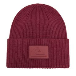 Czapka Quiksilver. Czerwone czapki i kapelusze męskie Quiksilver, na zimę, bez wzorów. Za 69.99 zł.