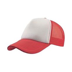 5panelowa Czapka Trucker Rapper. Białe czapki i kapelusze damskie ATLANTIS, bez wzorów. Za 43.99 zł.