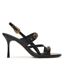 Sandały PINKO. Czarne sandały damskie Pinko, bez wzorów, bez obcasa, na szpilce, bez zapięcia. Za 1,169.00 zł.