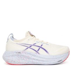 Buty do biegania Asics. Szare buty sportowe męskie Asics, bez zapięcia, do biegania. Za 899.99 zł.