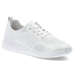 Białe Sneakersy Artiker Wygodne Płaskie Obuwie Damskie. Białe obuwie sportowe damskie Artiker, bez wzorów. Za 179.00 zł.