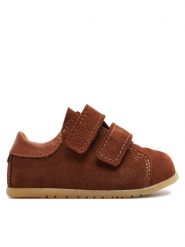 Mrugała Sneakersy Micro 3101/4-33 Brązowy. Brązowe buty sportowe chłopięce Mrugała, bez wzorów, ze skóry, bez zapięcia. Za 289.99 zł.