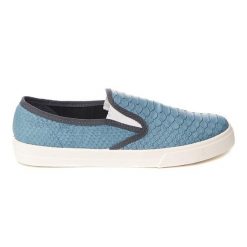Espadryle sportowe w kolorze niebieskim. Niebieskie espadryle damskie CANELLINI, bez wzorów, z materiału. Za 218.99 zł.