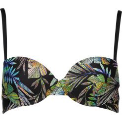 Biustonosz bikini "Tropic" w kolorze czarnym ze wzorem. Biustonosze marki Lisca. W wyprzedaży za 86.95 zł.