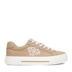 Tenisówki DC. Brązowe trampki i tenisówki damskie DC, bez wzorów, bez zapięcia. Za 219.99 zł.