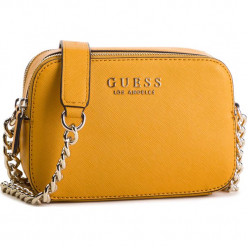 Torebka GUESS - HWEV71 80140 MGD. Żółte torebki do ręki damskie Guess, z aplikacjami, ze skóry ekologicznej. Za 449.00 zł.