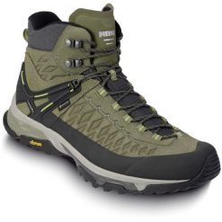 Buty trekkingowe męskie MEINDL Top Trail Mid GTX, z membraną Gore-Tex. Zielone trekkingi męskie Meindl, trekkingowe, gore-tex. Za 699.99 zł.