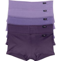 Figi panty (5 par). Czarne figi damskie bonprix, z aplikacjami. Za 59.99 zł.