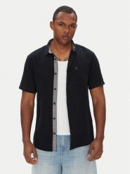 Quiksilver Koszula Time Box EQYWT04622 Czarny Regular Fit. Czarne koszule męskie Quiksilver, m, bez wzorów, z bawełny, bez kołnierzyka, bez ramiączek. Za 179.99 zł.
