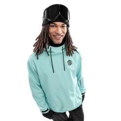 Kurtka snowboardowa męska W1 Iceberg. Niebieskie kurtki snowboardowe męskie SIROKO, m, bez wzorów, z softshellu, bez kaptura, narciarskie. W wyprzedaży za 382.00 zł.