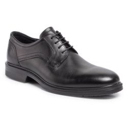 Półbuty ECCO. Czarne eleganckie półbuty ecco, wizytowe, bez zapięcia. Za 719.99 zł.