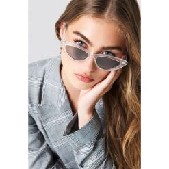 NA-KD Accessories Transparentne okulary przeciwsłoneczne kocie oczy - Black. Czarne okulary przeciwsłoneczne damskie NA-KD Accessories. Za 40.95 zł.