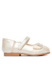 Mayoral Baleriny 41729.20 Écru. Białe baleriny dziewczęce Mayoral, bez wzorów, ze skóry, bez zapięcia. Za 179.99 zł.