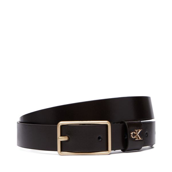 Pasek Calvin Klein. Brązowe paski damskie Calvin Klein, bez wzorów. Za 209.99 zł.