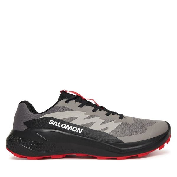 Buty do biegania Salomon. Szare buty sportowe męskie Salomon, bez zapięcia, do biegania. Za 327.99 zł.