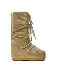 Moon Boot Śniegowce Icon Glitter 80D1402850 Złoty. Żółte śniegowce i trapery damskie Moon Boot, ze skóry. Za 599.00 zł.