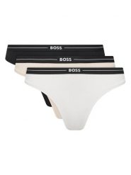 BOSS Komplet fig 3P Brief 50510016 Kolorowy. Figi damskie Boss, s, bez wzorów, z bawełny. Za 199.99 zł.