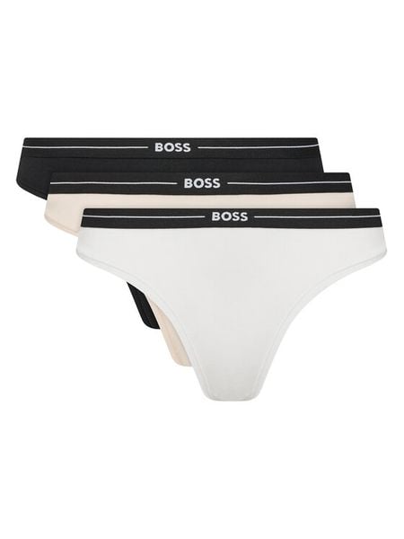 BOSS Komplet fig 3P Brief 50510016 Kolorowy. Figi damskie Boss, s, bez wzorów, z bawełny. Za 199.99 zł.