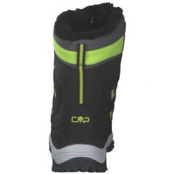 Śniegowce dla chłopca CMP Hexis Snow Boot. Czarne buty zimowe chłopięce CMP, bez wzorów, bez zapięcia. Za 279.99 zł.