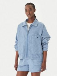 Roxy Kurtka jeansowa Beachfront Bliss ERJJK03702 Błękitny Regular Fit. Niebieskie kurtki damskie Roxy, s, bez wzorów, z bawełny, bez kaptura. Za 389.99 zł.