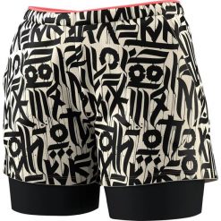 Damskie szorty 2 w 1 Dynafit. Czarne szorty sportowe damskie Dynafit, l, bez wzorów, z materiału, eleganckie, do biegania. Za 467.75 zł.