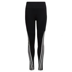 Legginsy dziewczęce adidas G Ar 3s Opt Tig. Białe legginsy dla dziewczynek Adidas, bez wzorów, z elastanu. Za 162.80 zł.