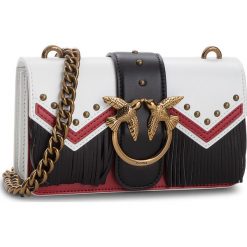 Torebka PINKO - Mini Love Tricolor Tracolla VI AI 18-19 PLTT 1P218A Y51S Bianco/Ros. Białe torebki do ręki damskie Pinko, ze skóry. Za 1,409.00 zł.
