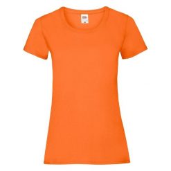 T-shirt damski Fruit Of The Loom Valueweight pomarańczowy. Białe t-shirty damskie Fruit of the Loom, l, bez wzorów, z bawełny, klasyczne, bez kołnierzyka. Za 126.99 zł.