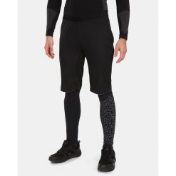 Męskie spodenki softshell Kilpi ALDINE-M. Czarne krótkie spodenki sportowe męskie Kilpi, m, bez wzorów, z softshellu, narciarskie. Za 215.49 zł.