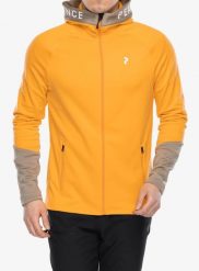Bluza z kapturem Peak Performance Rider Zip Hood. Żółte bluzy męskie Peak Performance, l, bez wzorów, z elastanu, z kapturem. Za 554.39 zł.
