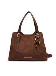 Valentino Torebka Winnie Winter VBSABH01 Brązowy ciemny. Brązowe torebki do ręki damskie Valentino, bez wzorów, ze skóry, bez dodatków. Za 749.99 zł.
