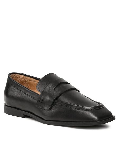 Gino Rossi Lordsy PENELOPE-01 Czarny. Czarne mokasyny damskie Gino Rossi, ze skóry. Za 219.99 zł.
